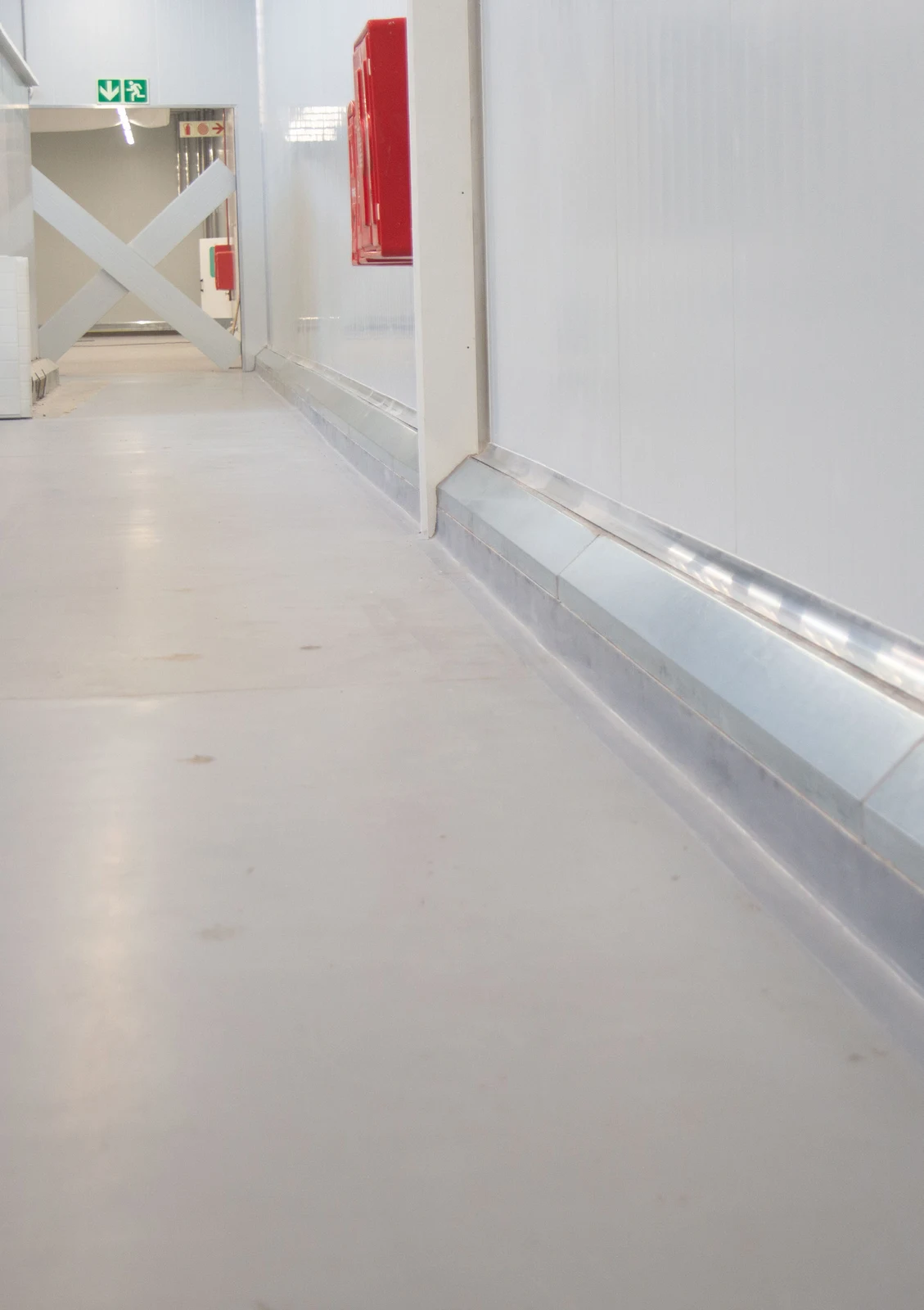 SteriKerb hygienic kerb protection
