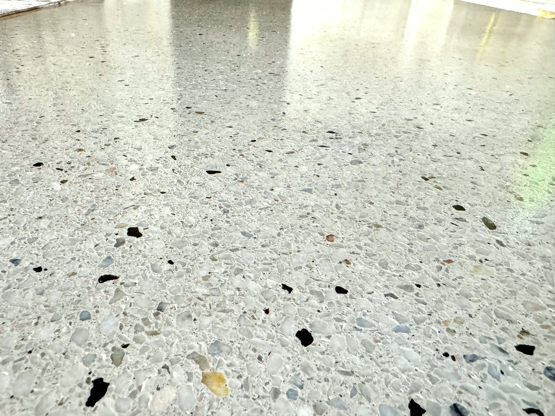 Finished ProGrout terrazzo floor