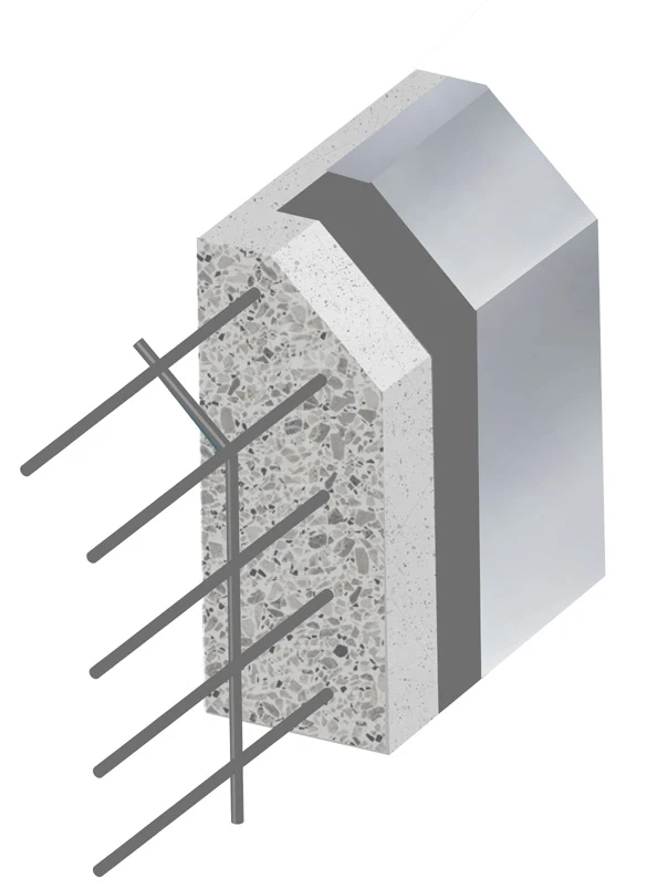 Stainless steel Sterikerb kerb
