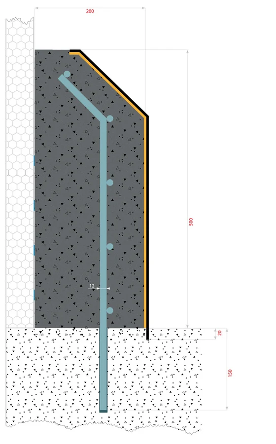 Sterikerb 500/200G dimensioned diagram
